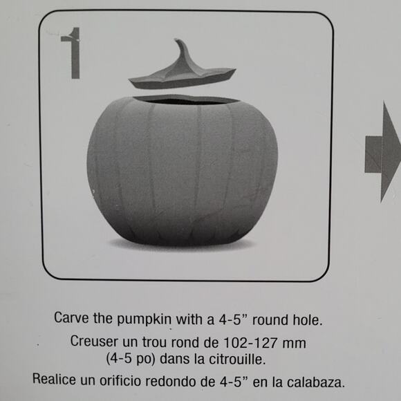 NWT Halloween Solar 7 Color Changing LED Pumpkin Jack-o-lantern Hat - Picture 4 of 10